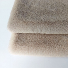 Fellimitat Pelzimitat Fake Fur flauschig butterweich, helltaupe