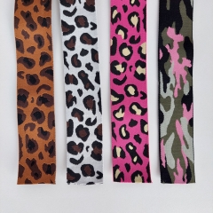 Gummiband Camouflage Army Print 4 cm, pink schwarz khakigr�n