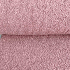 Boucle Stoff Schafsl�ckchen uni, altrosa