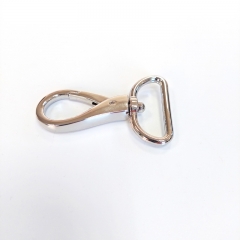 Karabinerhaken Metall 3 cm hochwertig hochgl�nzend, silber