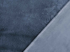 superweiches Pelzimitat Pl�sch, blaugrau