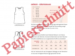�rmellose Bluse FRAU CLARA Papierschnittmuster Studio Schnittreif