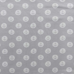 Jerseystoff Anker, wei� grau
