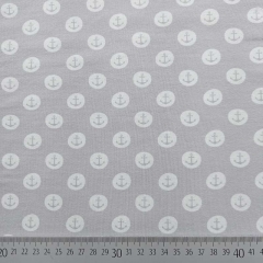 Jerseystoff Anker, wei� grau