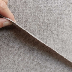 RESTST�CK 53 cm Strickstoff Glattstrick Viskose weich meliert, braun