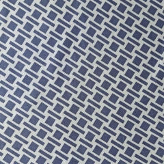 Wildlederimitat Quadrate Rechtecke grafisch Fake Suede, blaugrau cremewei�