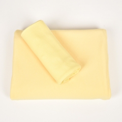 B�ndchenstoff Meterware Glattstrick uni, soft yellow #810