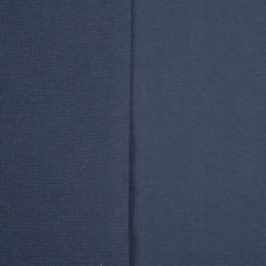 B�ndchenstoff Meterware Glattstrick uni, dunkelblau navy #980