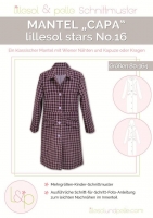 Papierschnittmuster M�dchen Mantel Lillesol Stars No. 16 Capa