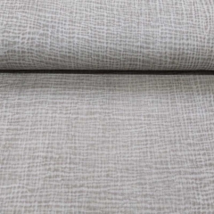 RESTST�CK 50 cm Musselin Stoff Double Gauze Batik Gitternetz, taupe