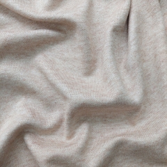 Strickstoff Viskose Glattstrick butterweich, hellbraun hellbeige meliert