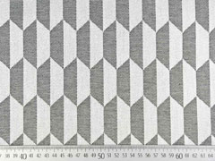 Outdoorstoff Dralon� Teflon grafisches Muster, creme schwarz