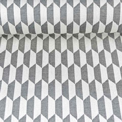 Outdoorstoff Dralon� Teflon grafisches Muster, creme schwarz