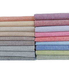 Dekostoff Baumwollstoff feines K�stchenmuster meliert, pink