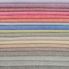 Dekostoff Baumwollstoff feines K�stchenmuster meliert, pink