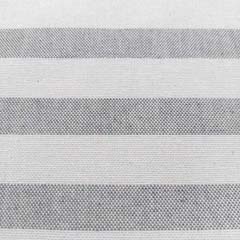 Dekostoff Streifen 1,8 cm Baumwollstoff, dunkelgrau wei�