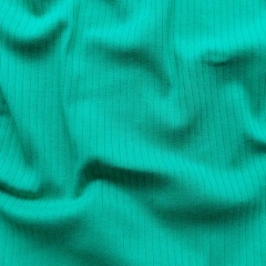 Rippenjersey Stoff uni, Tiffany gr�n