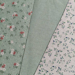 Dekostoff Leinenlook uni, altgr�n