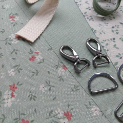 Dekostoff Leinenlook uni, altgr�n