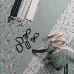 Dekostoff Leinenlook uni, altgr�n