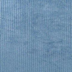 RESTST�CK 20 cm Breitcord Stoff Meterware uni, rauchblau