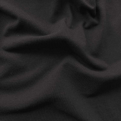 RESTST�CK 71 cm Polo Piqu� Stoff Poloshirt Stoff Baumwolle uni, schwarz