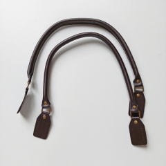 Taschenhenkel Kunstleder 63,5 cm eckig zum Ann�hen, dunkelbraun