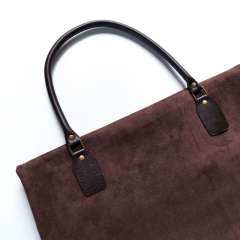 Taschenhenkel Kunstleder 63,5 cm eckig zum Ann�hen, dunkelbraun