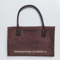 Taschenhenkel Kunstleder 63,5 cm eckig zum Ann�hen, dunkelbraun