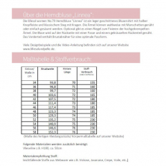 Papierschnittmuster Hemdbluse LINNEA Damen Lillesol&Pelle #79