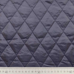 Steppstoff Jackenfutter wattiert Rauten, dunkelblau navy