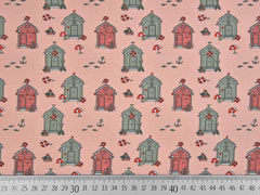 Jersey kleine Strandh�user, rosa