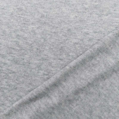 Strickstoff Glattstrick weich d�nn, grau meliert