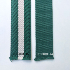 Gurtband Streifen 3D-Optik 38 mm, dunkelgr�n wei�
