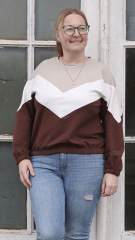 Sweatstoff French Terry uni, cremewei�