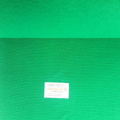 B�ndchenstoff Meterware Glattstrick uni, leuchtend gr�n