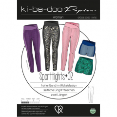Papierschnittmuster SPORT-TIGHT #2 Damen Kibadoo
