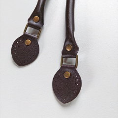 Taschenhenkel Kunstleder 63,5�cm oval zum Ann�hen, dunkelbraun