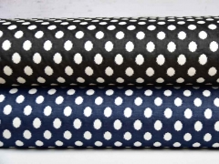 RESTST�CK 108 cm Jacquard leicht elastisch Ovale, cremewei� dunkelblau