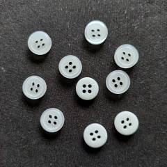 Kn�pfe Blusenknopf Hemdknopf Knopfgr��e 16/10,24 mm, wei�