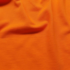 Polo Piqu� Stoff Poloshirt Stoff Baumwolle uni, orange