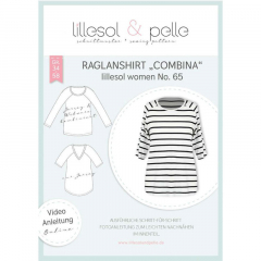 Papierschnittmuster Raglanshirt "Combina" Lillesol women No. 65
