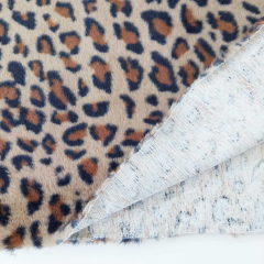 Fellimitat Pl�sch Leopardenmuster Animal Print flauschig weich, braun schwarz camel