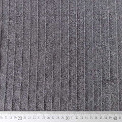Rippenstrick Stoff Rippen l�ngs, dunkelgrau