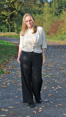 Hosenstoff 2-Way Stretch Wool Touch, schwarz