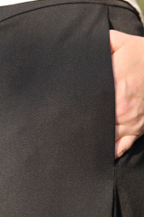 Hosenstoff 2-Way Stretch Wool Touch, schwarz