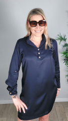 Silky Viskose Rayon Webware uni, armygr�n, aus LENZING™ ECOVERO™ Viscosefasern
