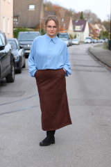 elastisches Wildleder Imitat Fake Suede, dunkelbraun