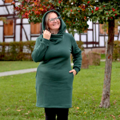 Sweatstoff Alpenfleece uni, dunkelgr�n