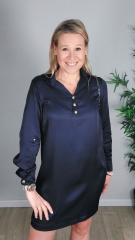 Silky Viskose Rayon Webware uni, schwarz, aus LENZING™ ECOVERO™ Viscosefasern